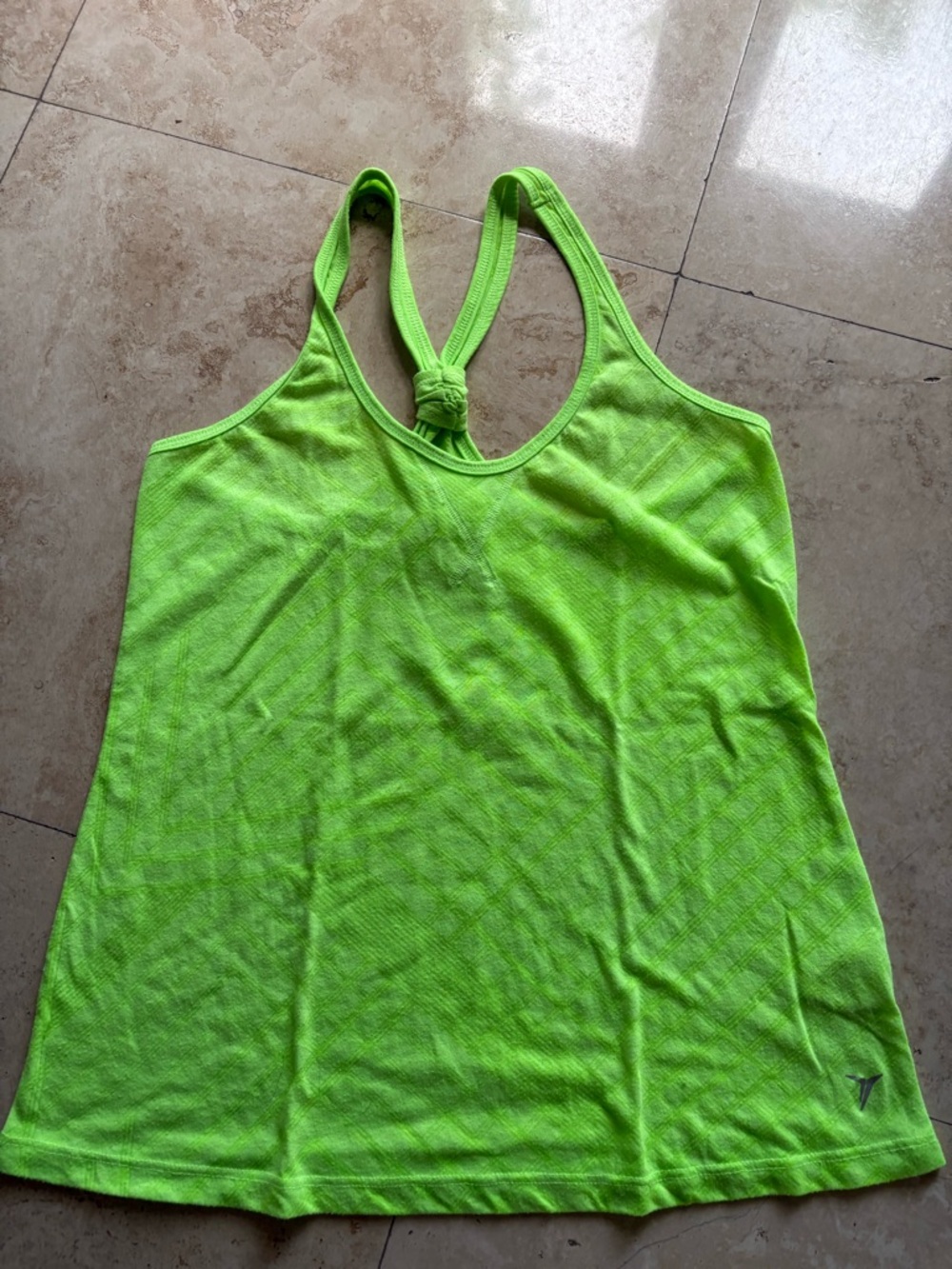 Neon Green Women's Racerback Tank Top